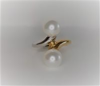 Ringe Guerretta Gioielli Dame Anello Perla in Gold Perla GUERR133 - GUERR133